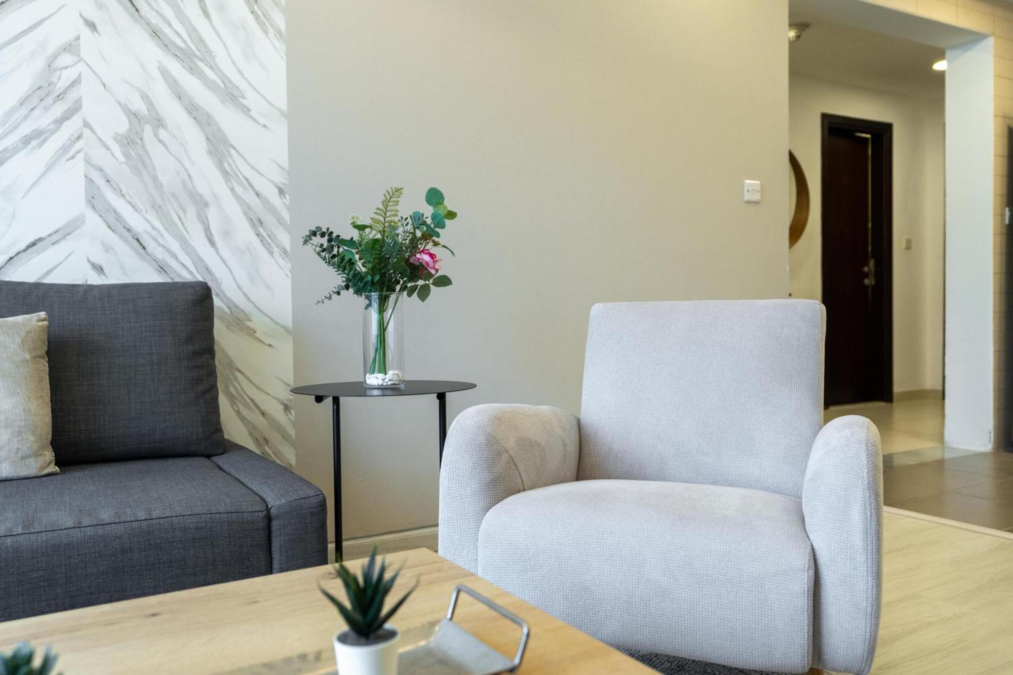 Modern 1Br Apartment In Jlt Next To Metro With City Views Дубай Екстер'єр фото