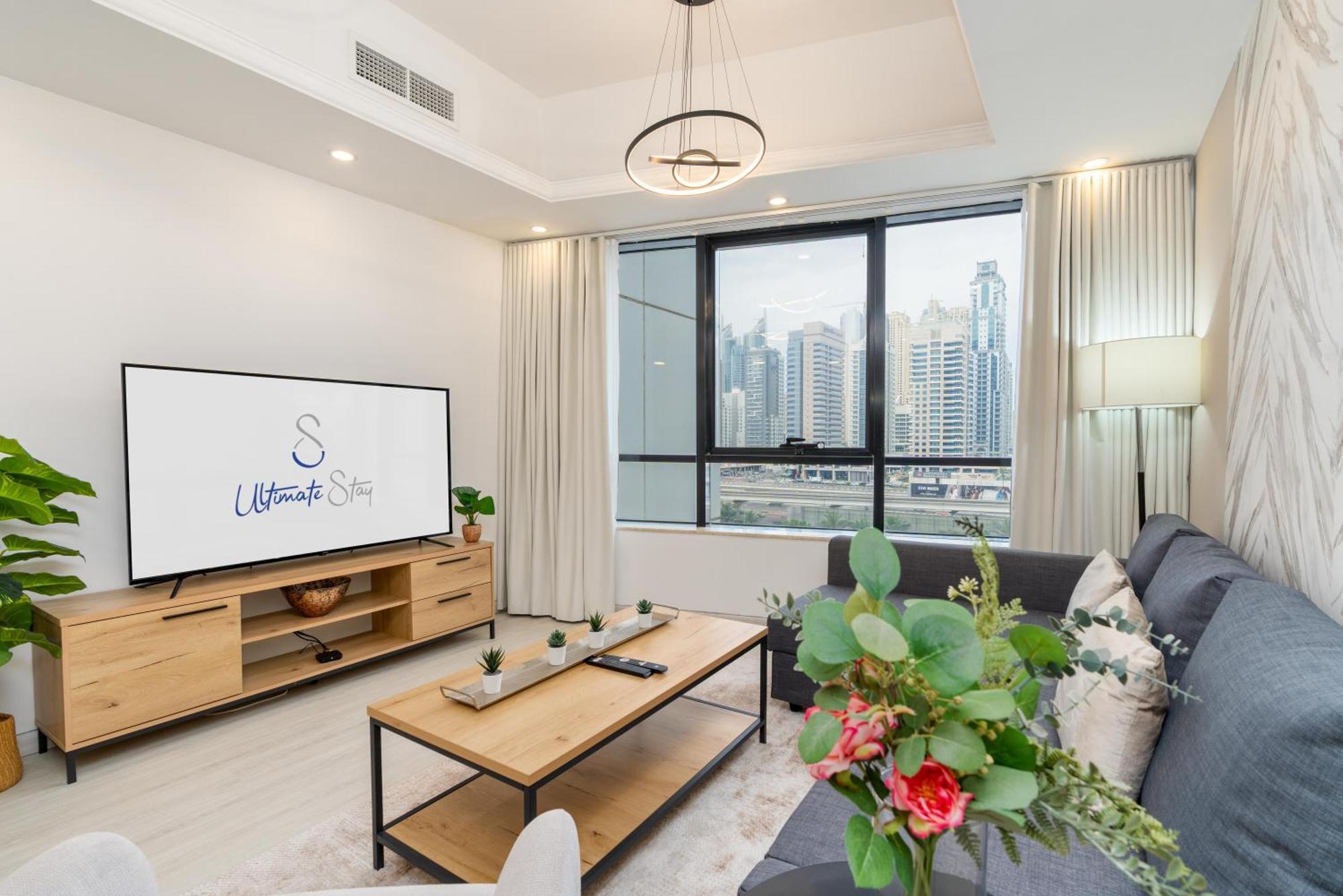 Modern 1Br Apartment In Jlt Next To Metro With City Views Дубай Екстер'єр фото